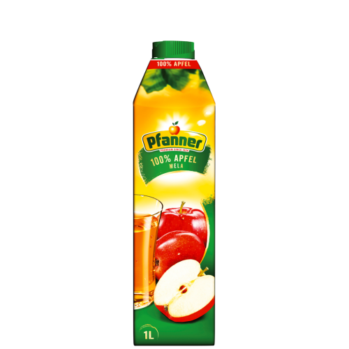8 1.00l Pg Pfanner Apfelsaft  100% 
