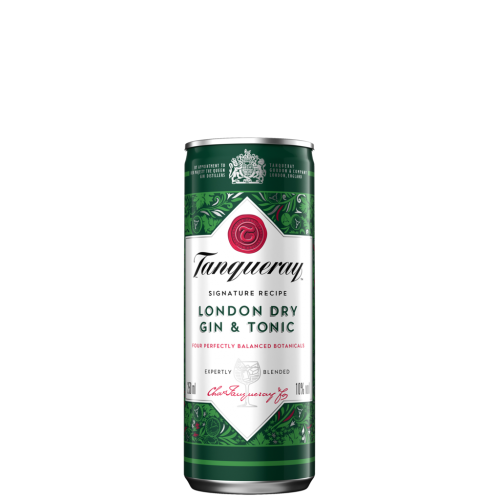 12 0.25l Do Tanqueray Gin & Tonic London Dry  