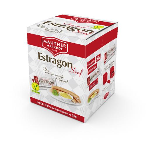 100 20g Bt Mautner Markhof Estragon Senf 