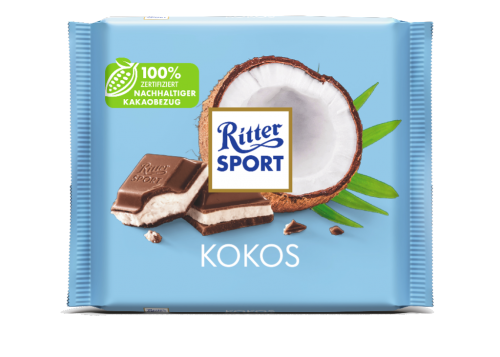 12 100g Ta Ritter Sport Kokos 