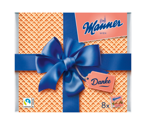 10 8St 75g Pg Manner Neapolitaner Geschenk "Danke" 