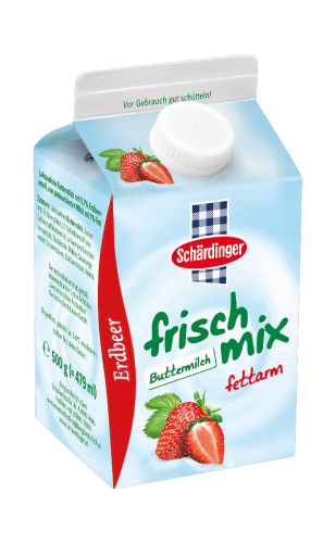 12 0.50l Pg Schärdinger Frisch Mix Buttermilch Erdbeer 