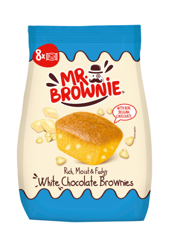 12 200grPg  Mr.Brownie White Chocolate Brownies 