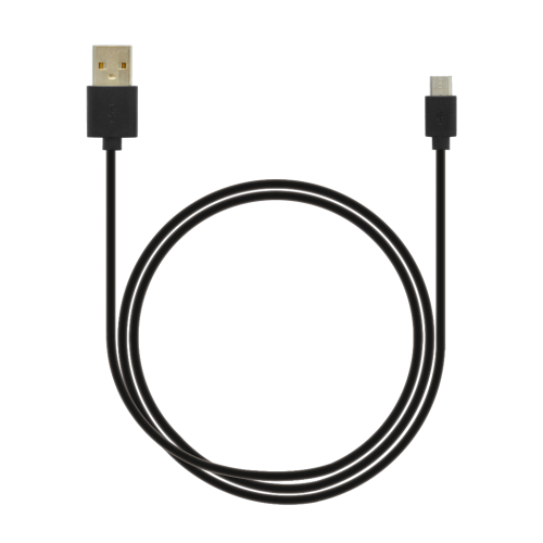 4 1 St Pg Lade & Datenkabel Micro USB, schwarz 