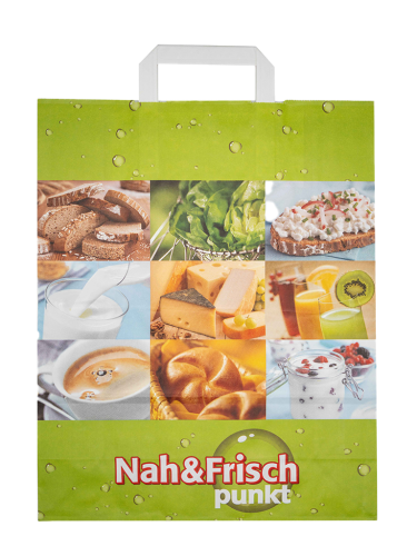 250 1St Pg Nah und Frisch Papiertragetasche 32x12x40cm 
