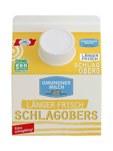 12 250ml Be Gmundner Milch Schlagobers ESL 