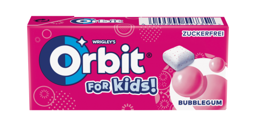 12 8St Pg Orbit for Kids Kaugummi Bubblegum zuckerfrei 16.5g 