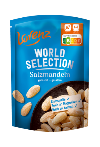12 100g Pg Lorenz Salzmandeln geröstet und gesalzen 