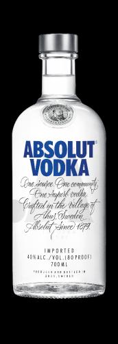 6 0.70l Fl Absolut Vodka 40% 