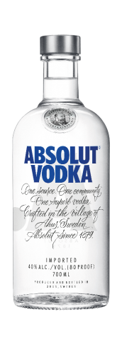 6 0.70l Fl Absolut Vodka 40% 