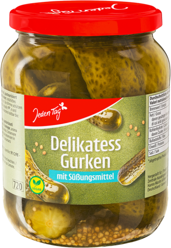 12 700g Gl Jeden Tag Delikatessgurken 