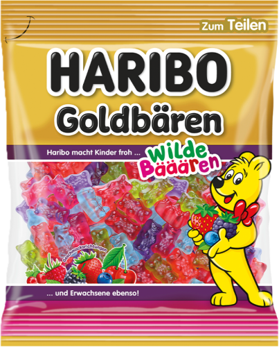 40 175g Bt Haribo Goldbären Wilde Bääären 