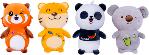 1 1St Pg Kawaii Koala Pandas Tiger 25cm 