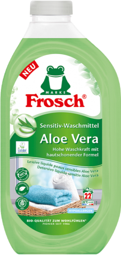5 1.50l Fl Frosch Sensitiv Waschmittel Aloe Vera flüssig 