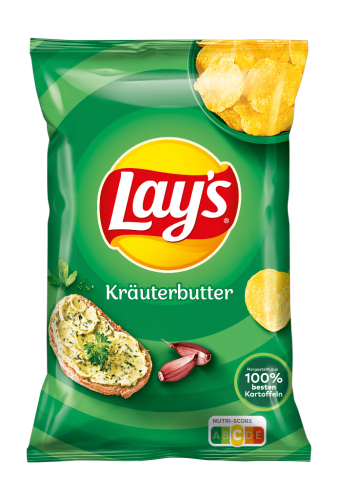 9 150g Bt Lays Chips Kräuterbutter 