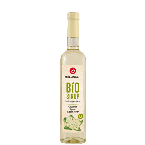1 0.50l Fl Höllinger BIO Holunderblüten Sirup 