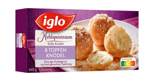 8 440gr Pg TKK Iglo Topfenknödel m. Brösel 