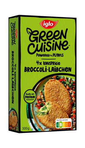 6 300gr Pg TKK Iglo Green Cuisine Broccoli-Laibchen 