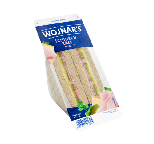 4 150grPg Wojnar Schinken/Käse Sandwich 