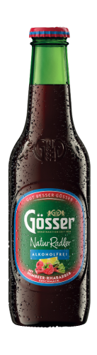 12 0.33l Fl Gösser Naturradler Himbeer Rhabarber 0,0% 