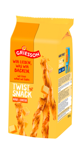 12 125g Pg Griesson Twist'n'Snack Käse 