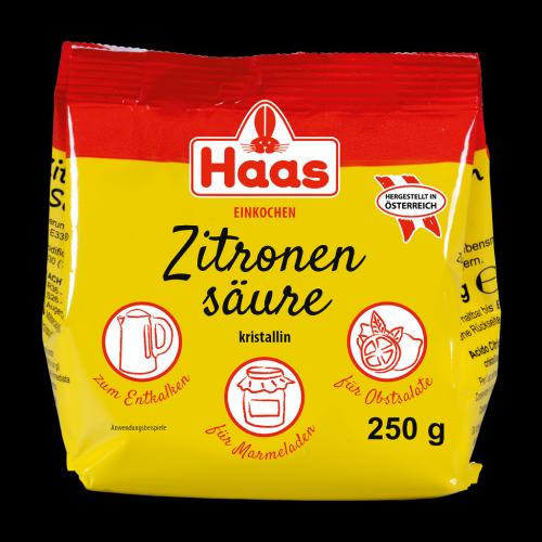 20 250gr Pg Haas Zitronensäure 