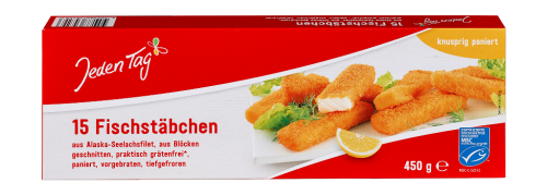 10 450grPg TKK Jeden Tag Fischstäbchen 