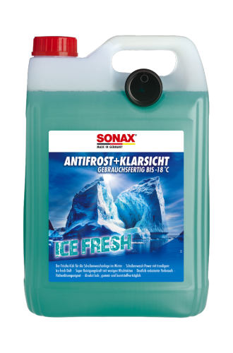 4 5.00l Ka Sonax AntiFrost & KlarSicht Ice Fresh Scheibenfrostschutz gebrauchsfertig bis - 18° 