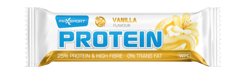 30 50grRg MaxSport Proteinriegel mit Vanillegeschmack 