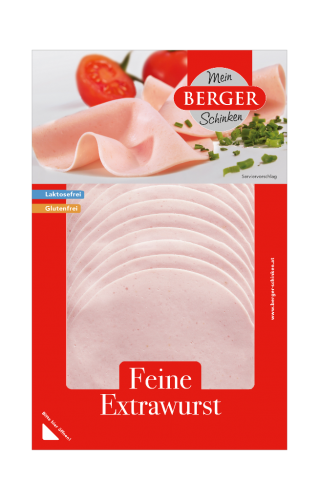 5 150g Pg Berger Extrawurst geschnitten 