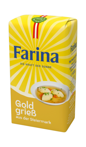 10 500g Pg Farina Goldgrieß/Hartweizen 