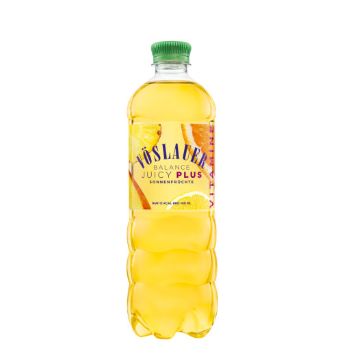 6 0.75l Fl Vöslauer Balance Juicy Plus Sonnenfrüchte PET EWP 
