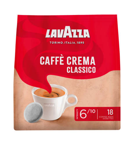 10 125g Pg Lavazza Caffe Crema Classico 18 Pads 
