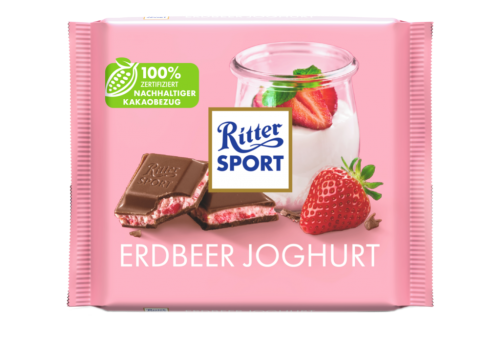 12 100g Ta Ritter Sport Erdbeer Joghurt 
