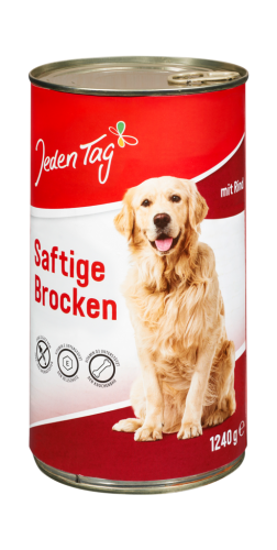 6 1240grPg Jeden Tag Hundefutter Saftige Brocken Rind 
