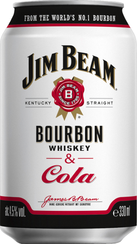 12 0.33l Ds Jim Beam White Cola      > 