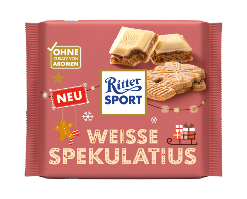 11 100g Ta Ritter Sport Weiße Spekulatius Limited Edition 