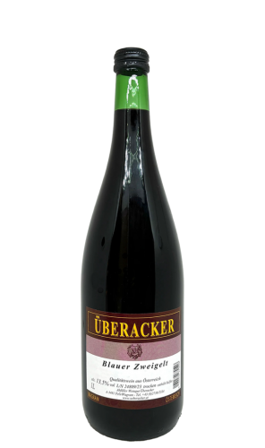 12 1.00l Fl Überacker Blauer Zweigelt Vol. 13,5%  MW 