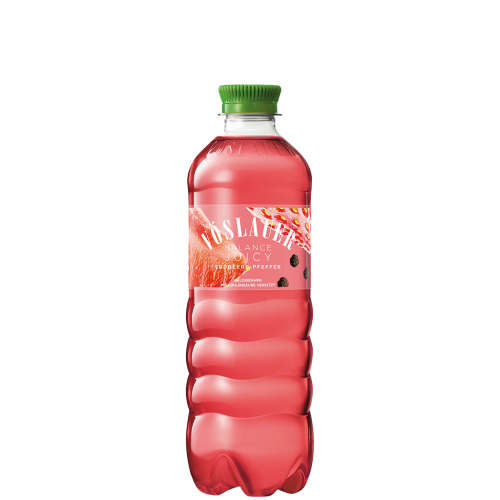 12 0.50l Fl Vöslauer Balance Juicy Erdbeer Pfeffer PET EWP 