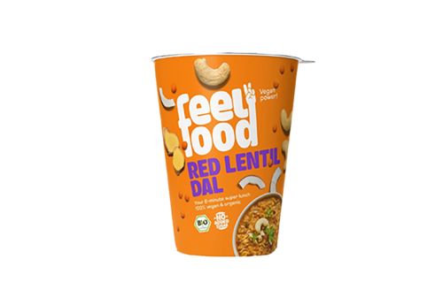 8 85g Pg Feelfood Instant Lunch Red Lentil Dal 