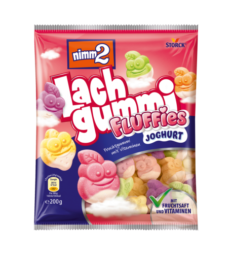 14 200g Pg Nimm2 Lachgummi Fluffies Joghurt  