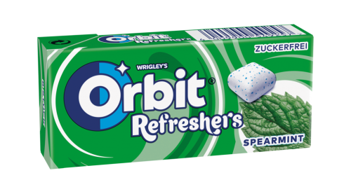 12 17.9grPg Orbit Refreshers Kaugummi Spearmint Handypack 