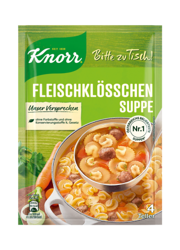 14 58g Pg  Knorr Fleischklösschensuppe  