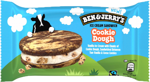 25 120ml Pg TKK Ben & Jerry's Eis Cookie Dough Sandwich 