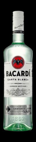 1 0.70l Fl Bacardi Rum Carta Blanca 37.5% 