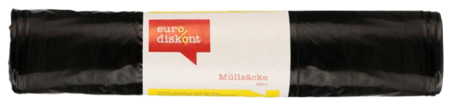 1 10St Pg Eurodiskont Müllsäcke extrastark schwarz 120l 