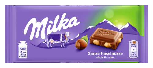 12 200g Ta Milka Ganze Haselnuss 