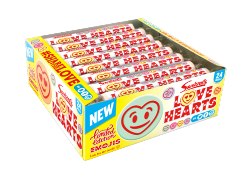 24 39grPg Love Hearts Rollen 