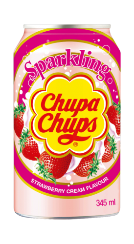 24 345mlDs Chupa Chups Sparkling Stra 
