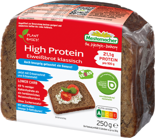 9 250g Pg Mestemacher Eiweißbrot 